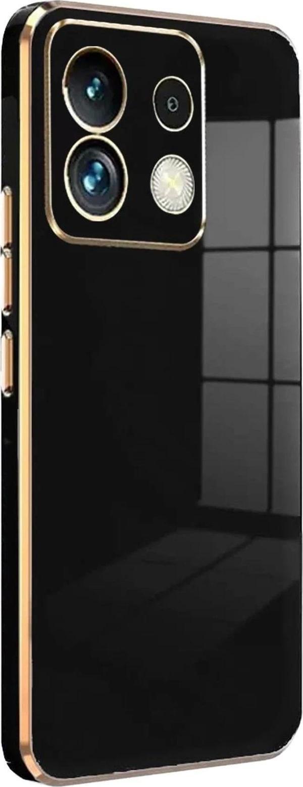 Xiaomi Redmi Note 13 Pro 5G Kılıf Volet Silikon - Siyah - Image 1