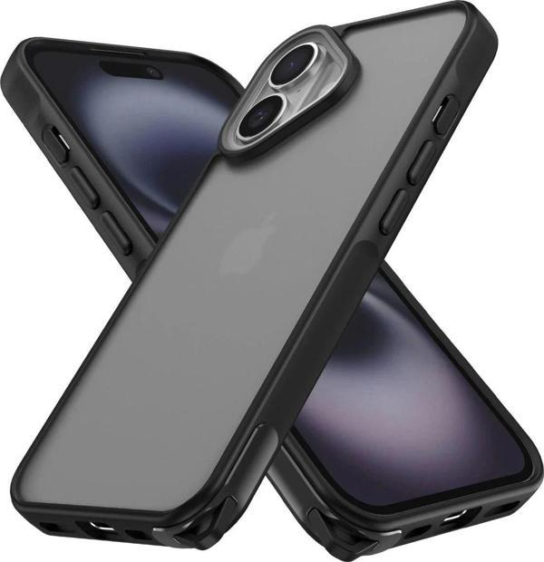 iPhone 16 Kılıf Elegant Kapak - Siyah - Image 1