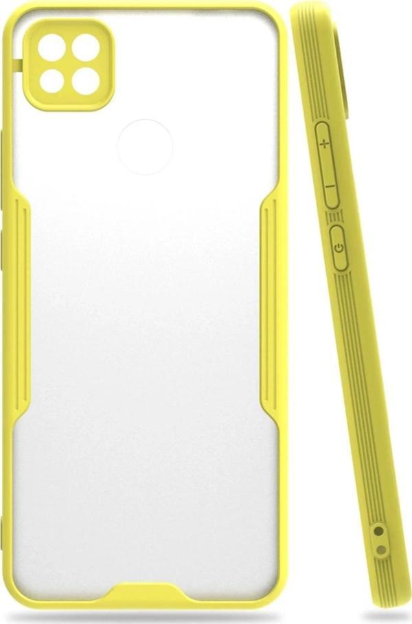 Xiaomi Redmi 9C Kılıf Platin Silikon - Sarı - Image 1