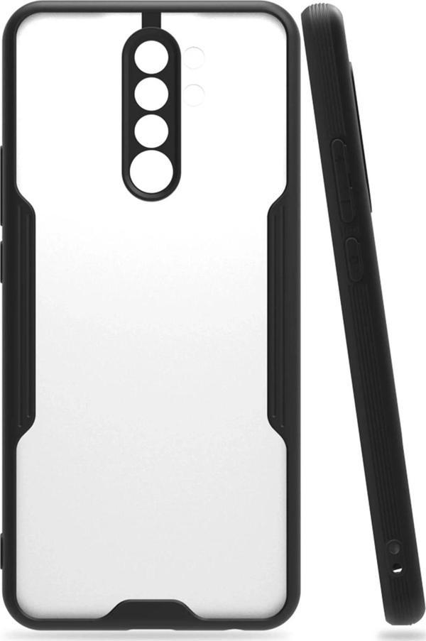 Xiaomi Redmi Note 8 Pro Kılıf Platin Silikon - Siyah - Image 1
