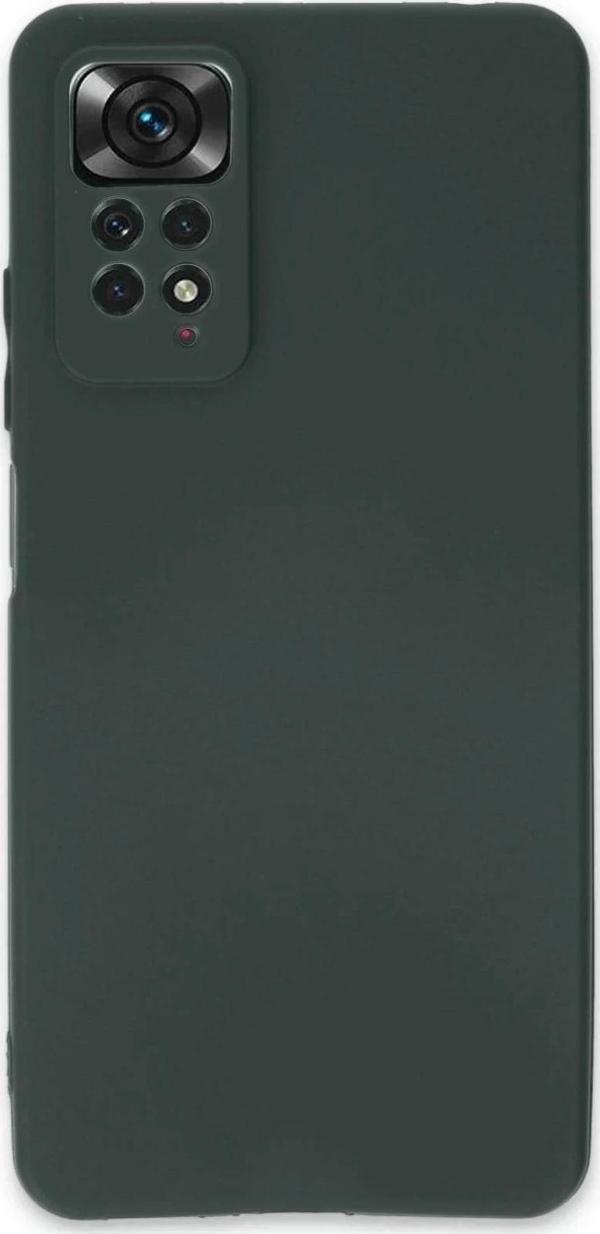 Xiaomi Redmi Note 11 Pro Kılıf First Silikon - Koyu Yeşil - Image 1