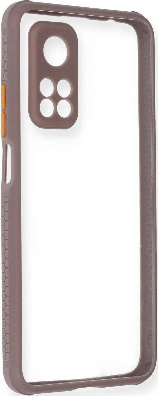 Xiaomi Mi 10T Pro Kılıf Miami Şeffaf Silikon - Açık Mor - Image 1