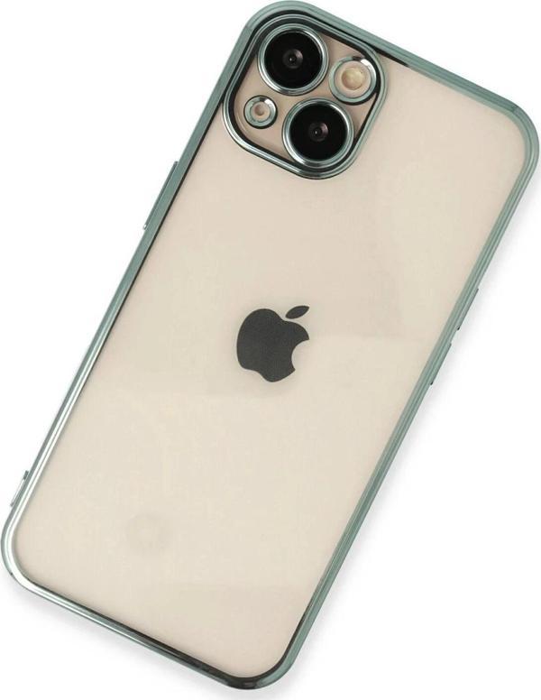 iPhone 14 Kılıf Razer Lensli Silikon - Yeşil - Image 1