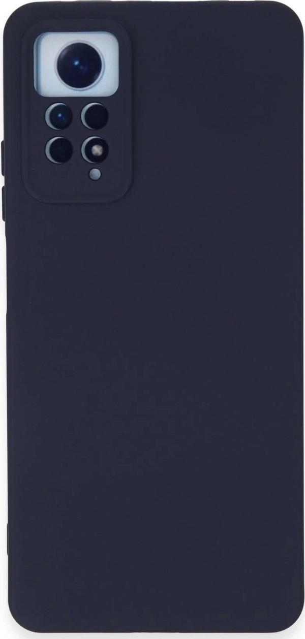 Xiaomi Redmi Note 12 Pro 4G Kılıf Nano içi Kadife Silikon - Lacivert - Image 1