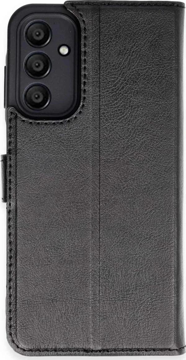 Samsung Galaxy M15 Kılıf Trend S Plus Kapaklı Kılıf - Siyah - Image 1