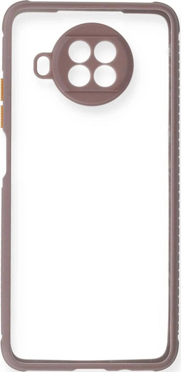 Xiaomi Redmi Note 9 Pro 5G Kılıf Miami Şeffaf Silikon - Açık Mor - Image 1