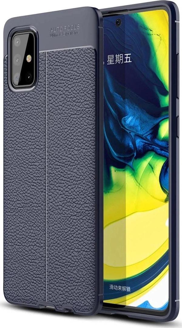 Samsung Galaxy A71 Kılıf Auto Focus Kapak - Lacivert - Image 1