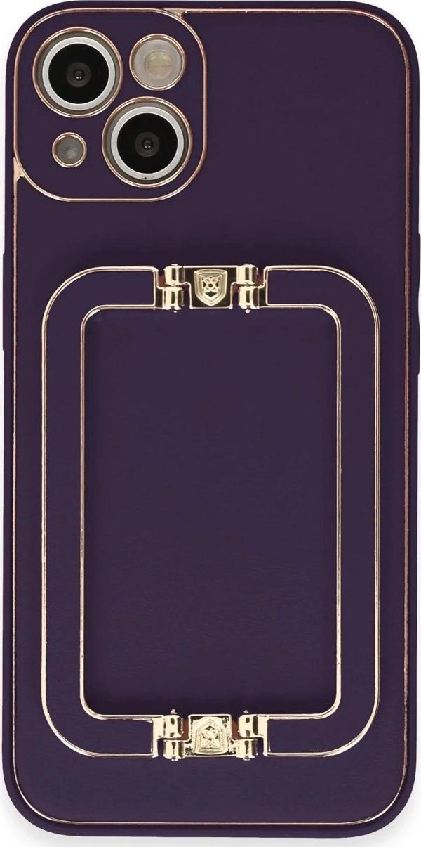 iPhone 14 Kılıf Coco Elit Kapak - Derin Mor - Image 1