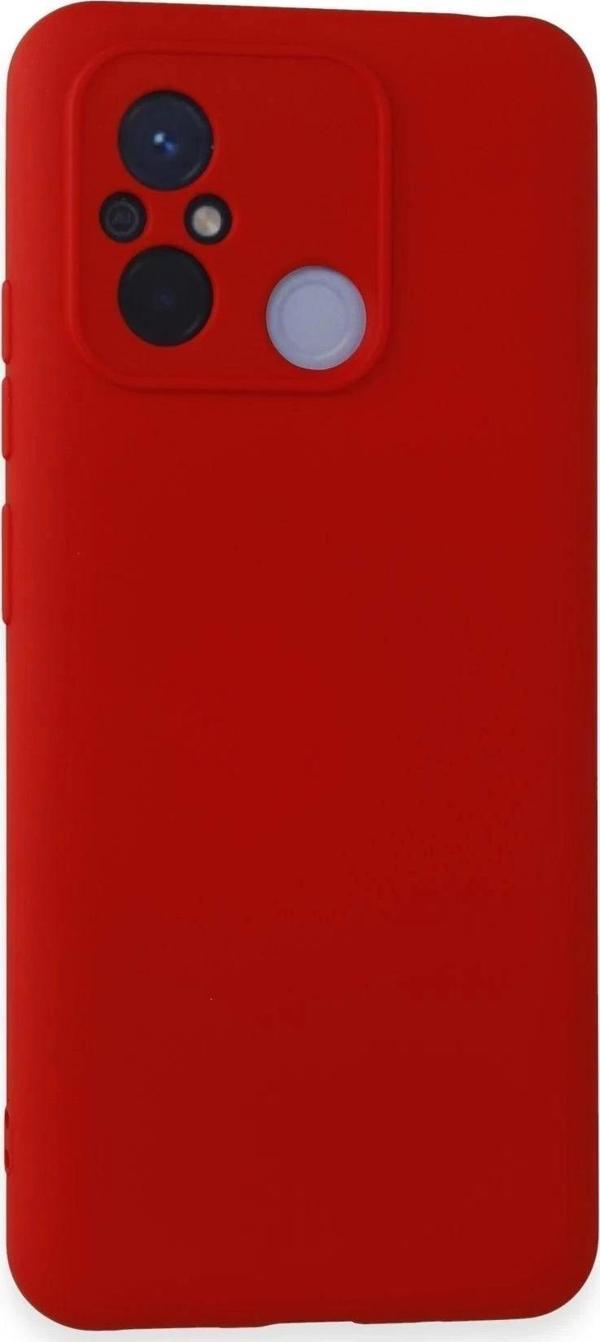 Xiaomi Redmi 12C Kılıf Nano içi Kadife Silikon - Kırmızı - Image 1