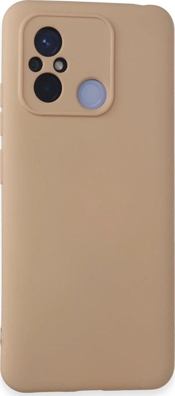 Xiaomi Redmi 12C Kılıf Nano içi Kadife Silikon - Pudra - Image 1