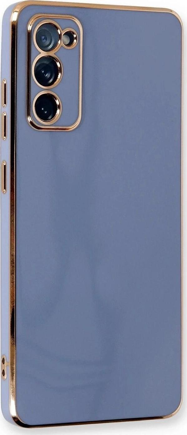 Samsung Galaxy S20 FE Kılıf Volet Silikon - Mavi - Image 1