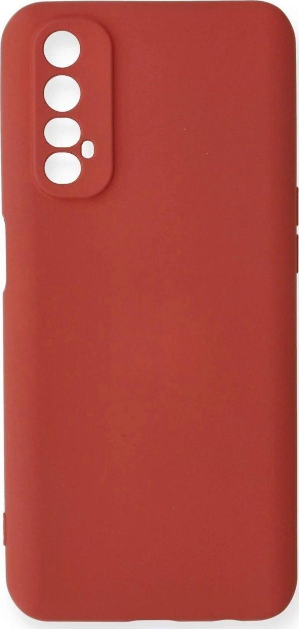 Realme 7 Kılıf Nano içi Kadife Silikon - Kiremit - Image 1