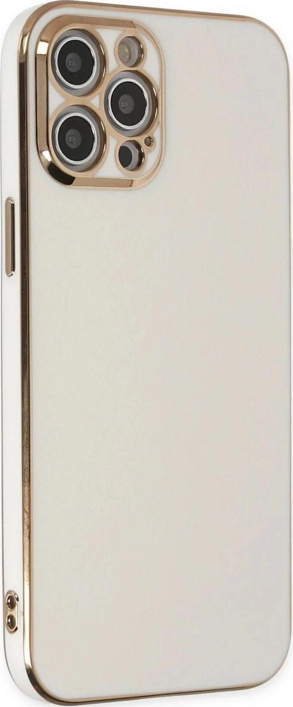 iPhone 12 Pro Max Kılıf Volet Silikon - Beyaz - Image 1