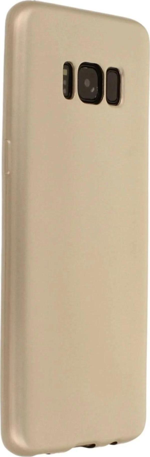 Samsung Galaxy S8 Kılıf First Silikon - Gold - Image 1