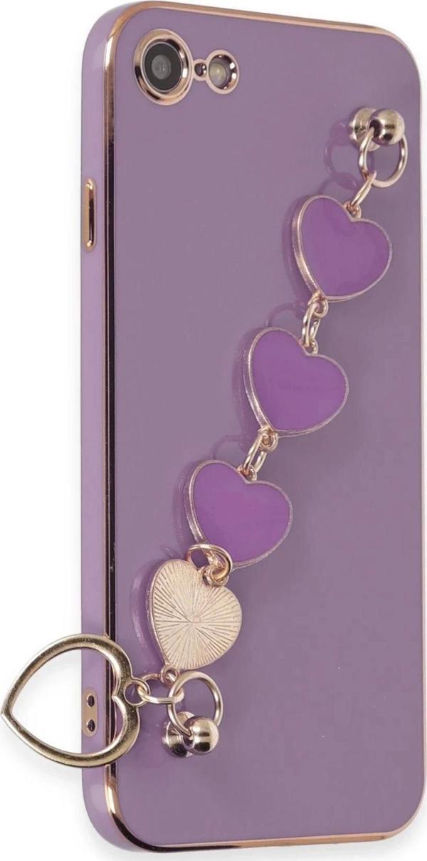 iPhone 7 Kılıf Esila Silikon - Mor - Image 1