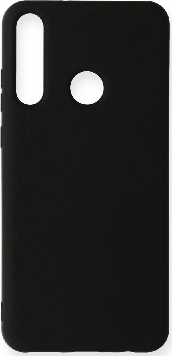 Huawei Y6P Kılıf Nano içi Kadife Silikon - Siyah - Image 1
