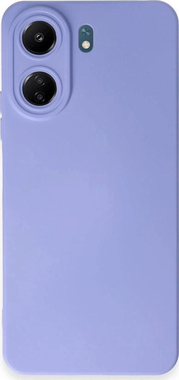 Xiaomi Redmi 13C Kılıf Nano içi Kadife Silikon - Lila - Image 1