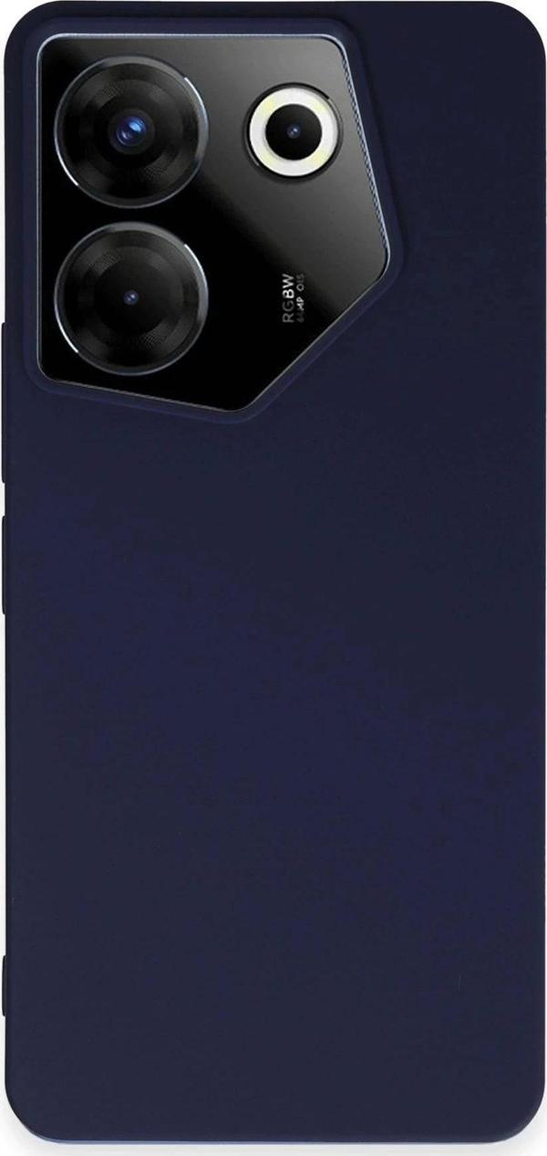 Tecno Camon 20 Pro 5G Kılıf First Silikon - Lacivert - Image 1