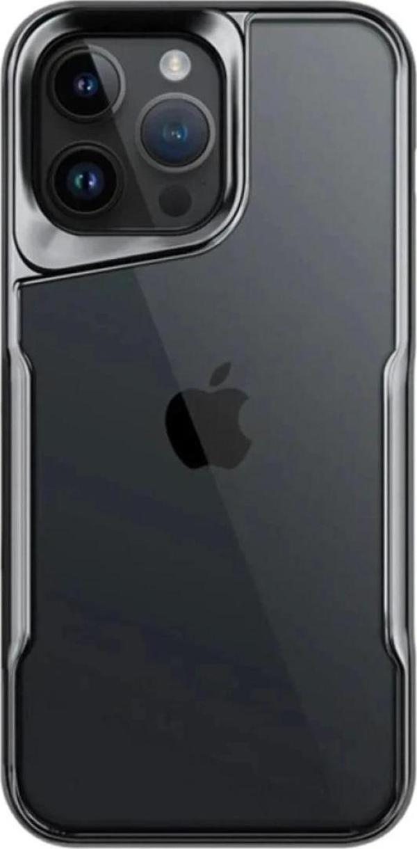 iPhone 16 Pro Kılıf Boyi Silikon Kapak - Titan Gri - Image 1