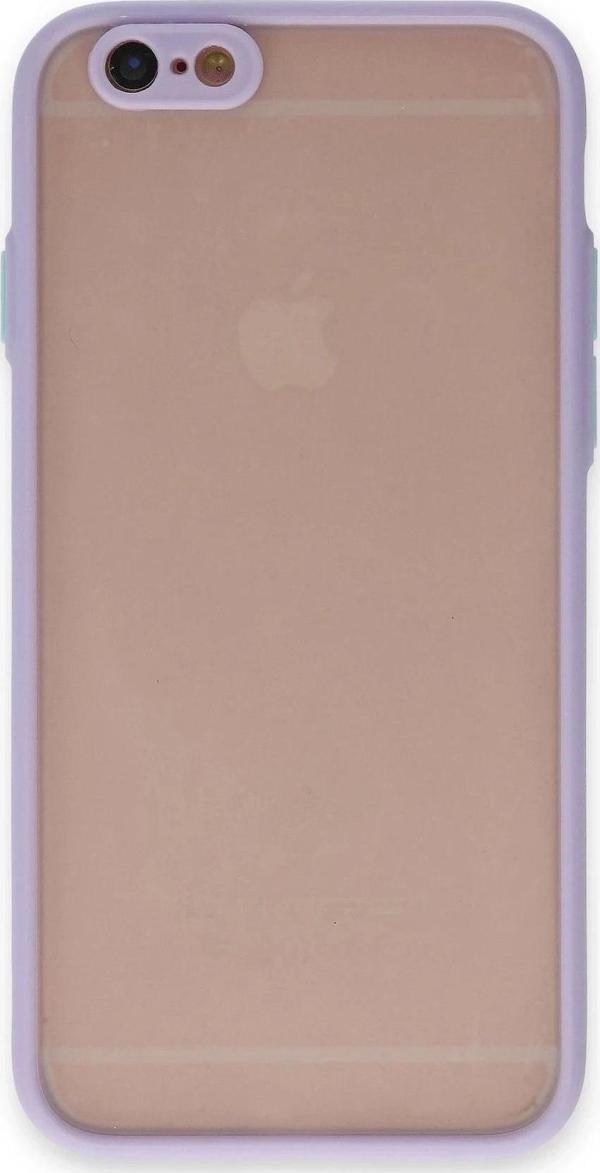 iPhone 6 Kılıf Montreal Silikon Kapak - Mor - Image 1