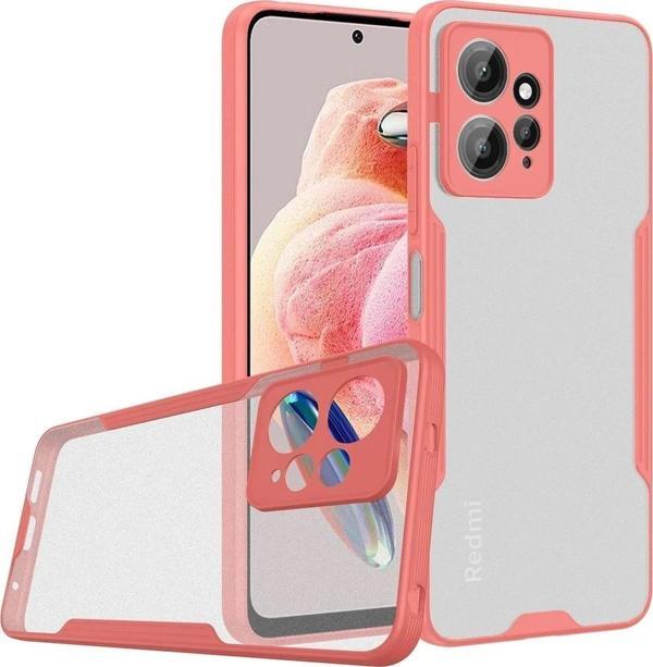 Xiaomi Redmi Note 12 4G Kılıf Platin Silikon - Pembe - Image 1