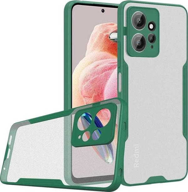 Xiaomi Redmi Note 12 4G Kılıf Platin Silikon - Yeşil - Image 1