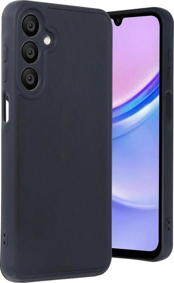 Samsung Galaxy A16 5G Kılıf Aras Deri Kapak - Siyah - Image 1