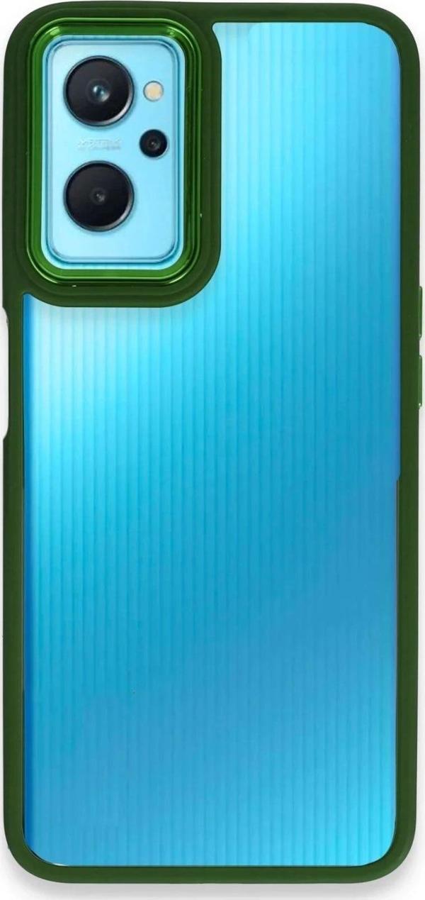 Realme 9i 4G Kılıf Dora Kapak - Haki Yeşil - Image 1