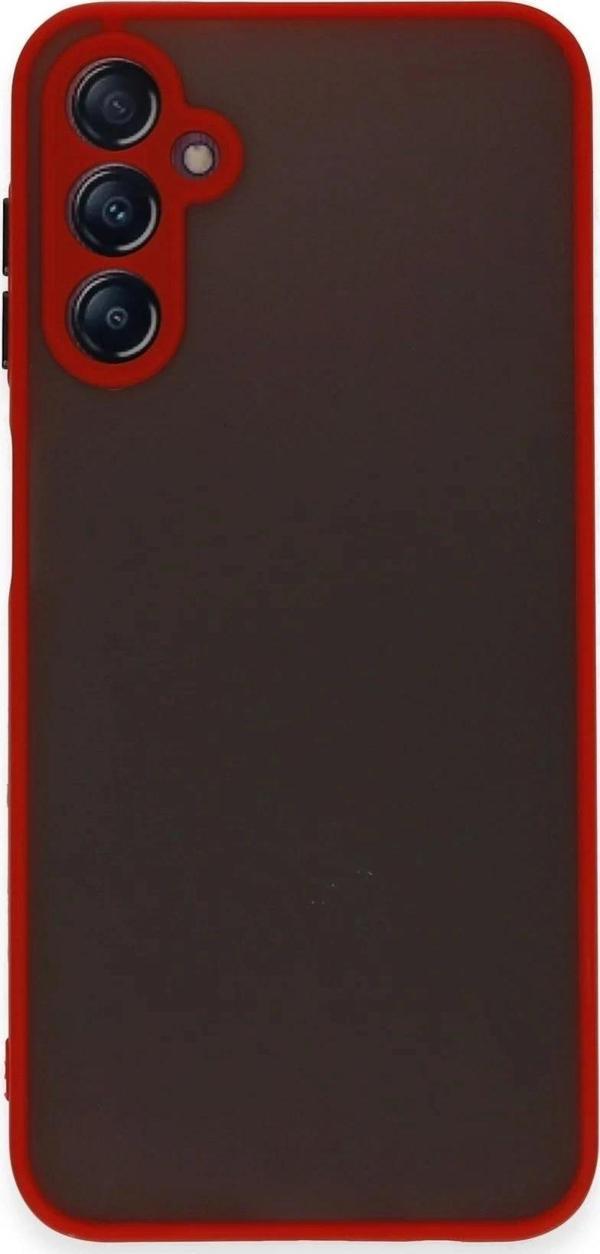 Samsung Galaxy A14 4G Kılıf Montreal Silikon Kapak - Kırmızı - Image 1