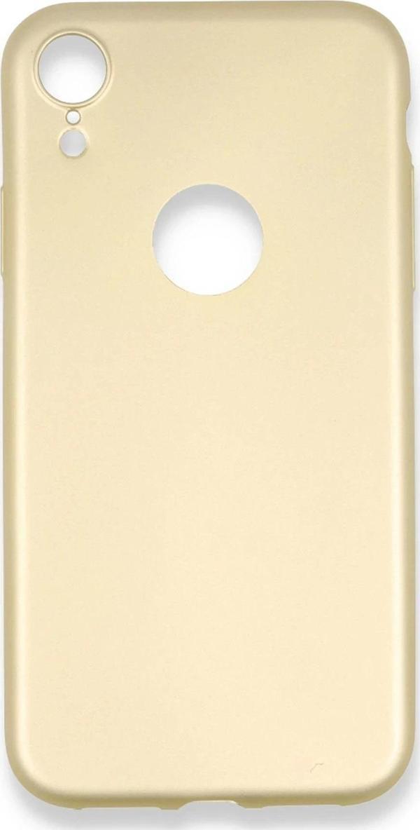 iPhone XR Kılıf First Silikon - Gold - Image 1