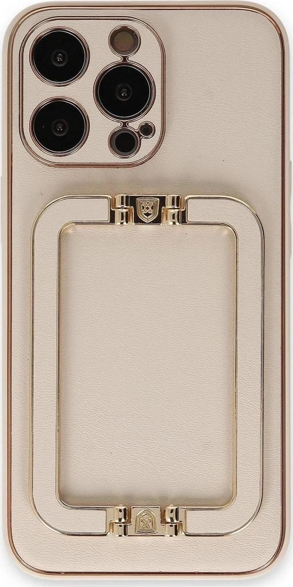 iPhone 13 Pro Kılıf Coco Elit Kapak - Gold - Image 1