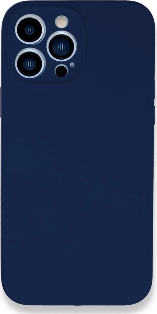 iPhone 13 Pro Kılıf Lansman Legant Silikon - Lacivert - Image 1