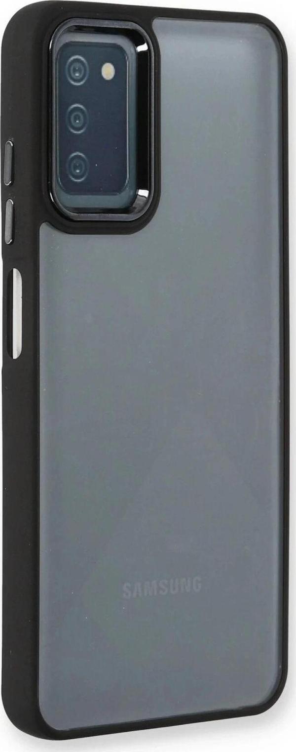 Samsung Galaxy A03S Kılıf Dora Kapak - Siyah - Image 1