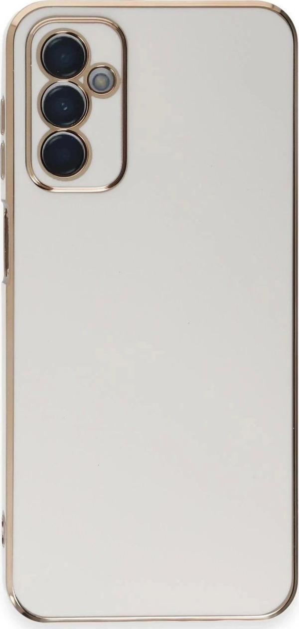 Samsung Galaxy A14 4G Kılıf Volet Silikon - Beyaz - Image 1