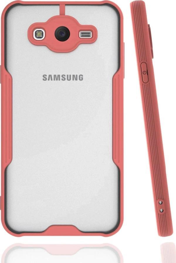 Samsung Galaxy J7 Kılıf Platin Silikon - Pembe - Image 1