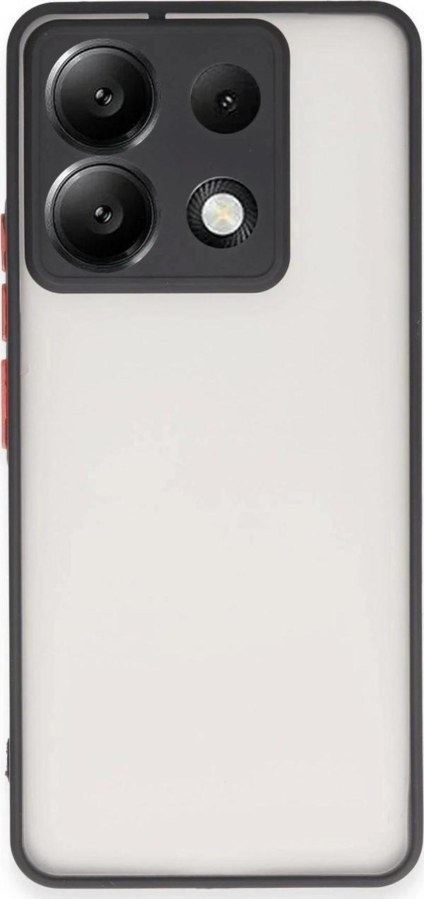 Xiaomi Redmi Note 13 5G Kılıf Montreal Silikon Kapak - Siyah - Image 1