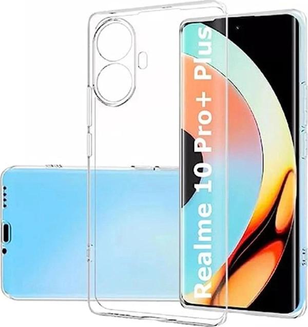 Realme 10 Pro Plus 5G Kılıf Lüx Şeffaf Silikon - Image 1