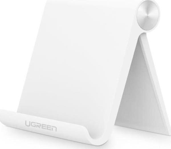 Ugreen Çok Açılı Masaüstü Tablet Standı Beyaz - Image 1