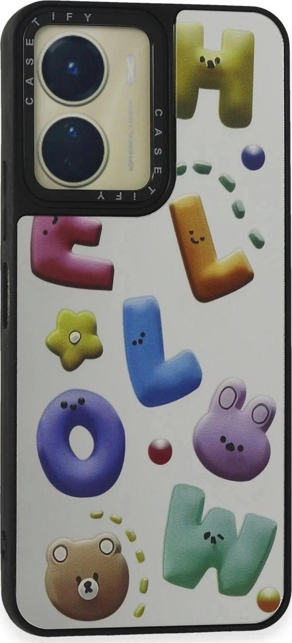 Vivo Y16 Kılıf Mirror Desenli Kapak - Mirror - 15 - Image 1