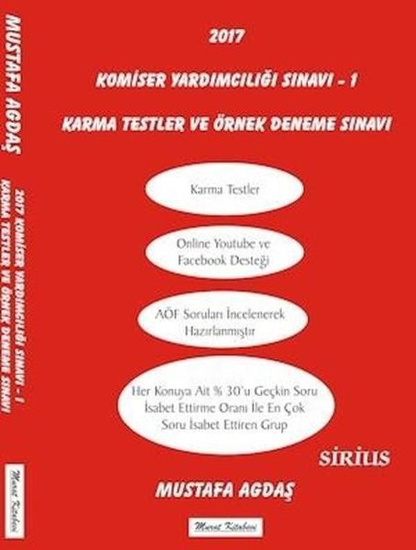 2017 Komiser Yardımcılığı Sınavı 1 - Murat Kitabevi - Image 1