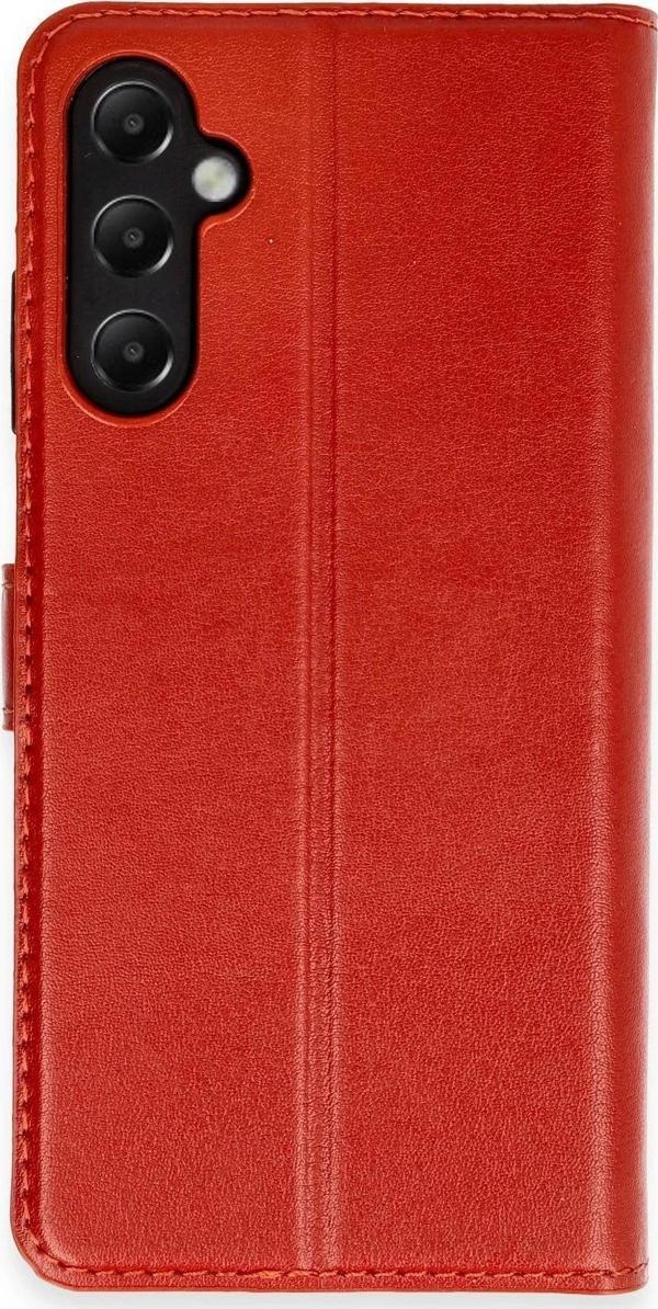 Samsung Galaxy A05S Kılıf Trend S Plus Kapaklı Kılıf - Kırmızı - Image 1