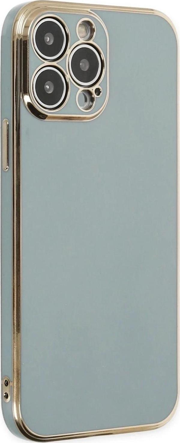 iPhone 13 Pro Max Kılıf Volet Silikon - Açık Yeşil - Image 1