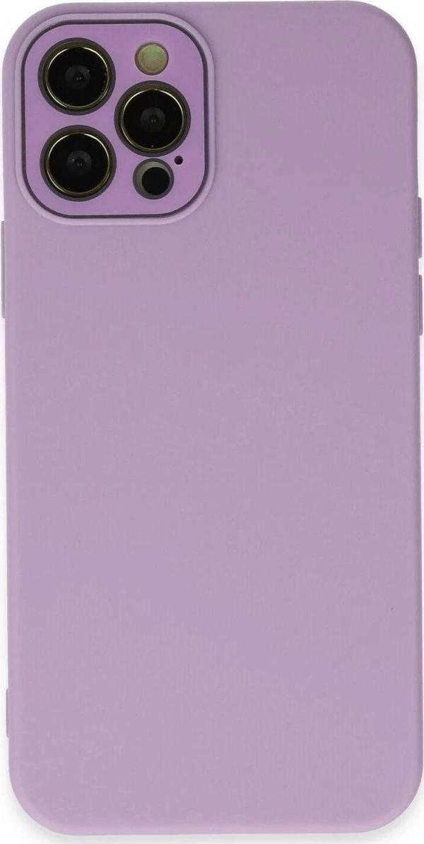 iPhone 12 Pro Max Kılıf Lansman Glass Kapak - Lila - Image 1