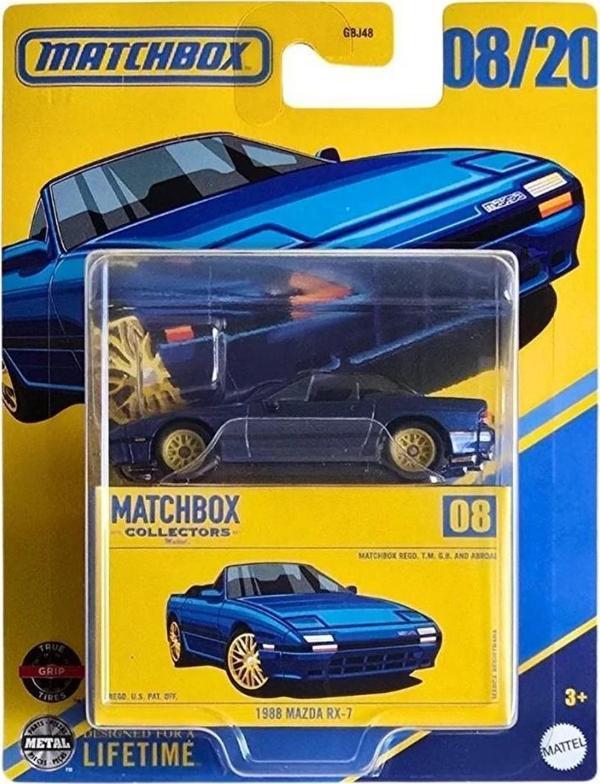 Matchbox Koleksiyon Araçlar 1988 MAZDA RX-7 GBJ48 - JCL41 - Image 1