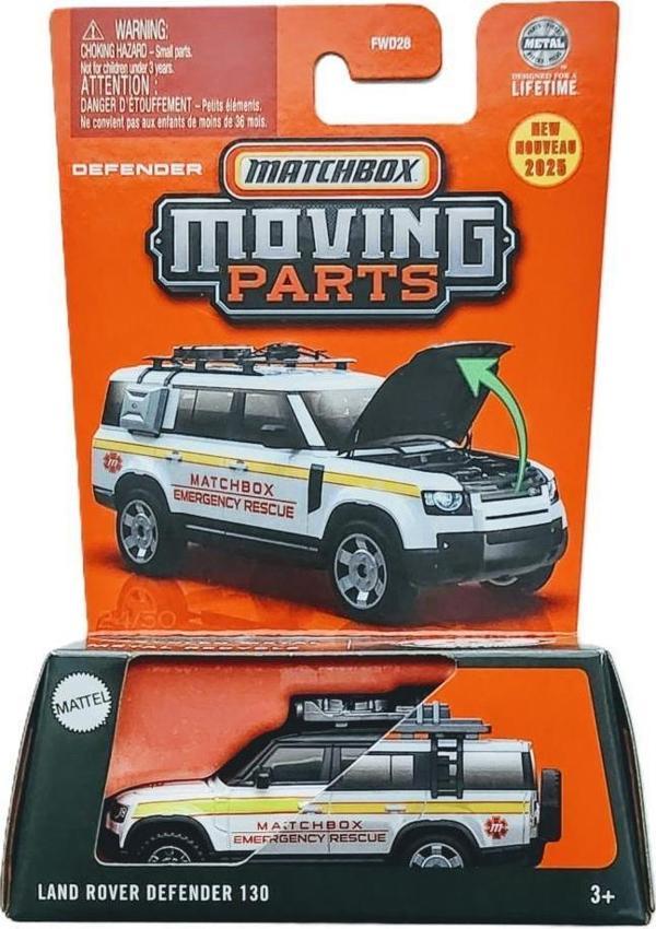 Matchbox 2025 1:64 Arabalar LAND ROVER DEFENDER 130 JBW63 - Image 1