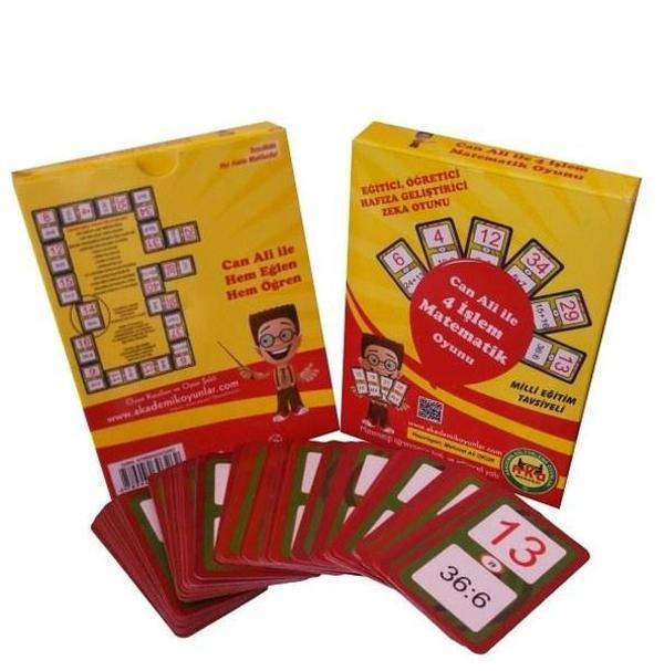 Eğitici Öğretici Hafıza Geliştirci Zeka Oyunu-Can Ali ile 4 İşlem Matematik Oyunu - AKO Merkezi - Image 1