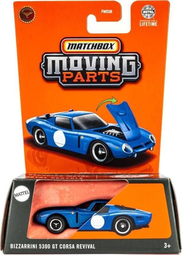 Matchbox 2025 1:64 Arabalar BIZZARRINI 5300 GT CORSA REVIVAL JBW98 - Image 1