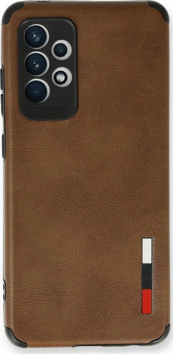 Samsung Galaxy A53 5G Kılıf Loop Deri Silikon - Kahverengi - Image 1