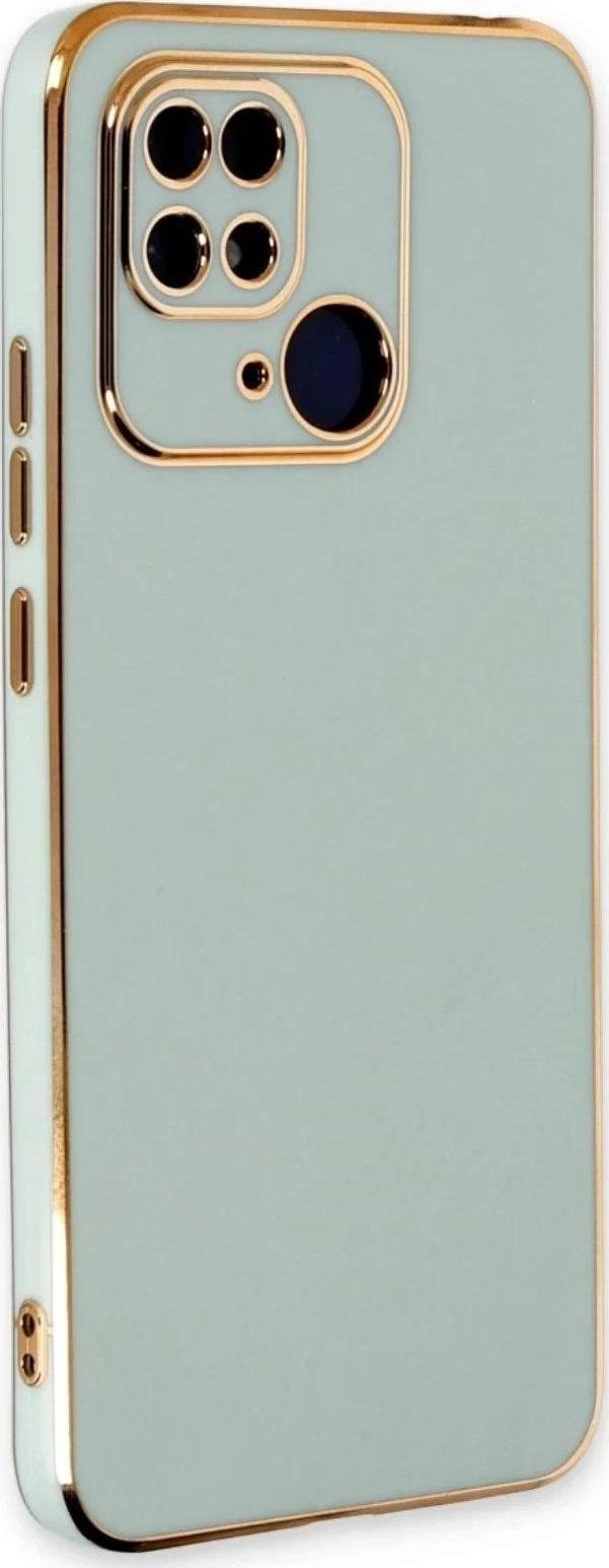 Xiaomi Redmi 10C Kılıf Volet Silikon - Açık Yeşil - Image 1