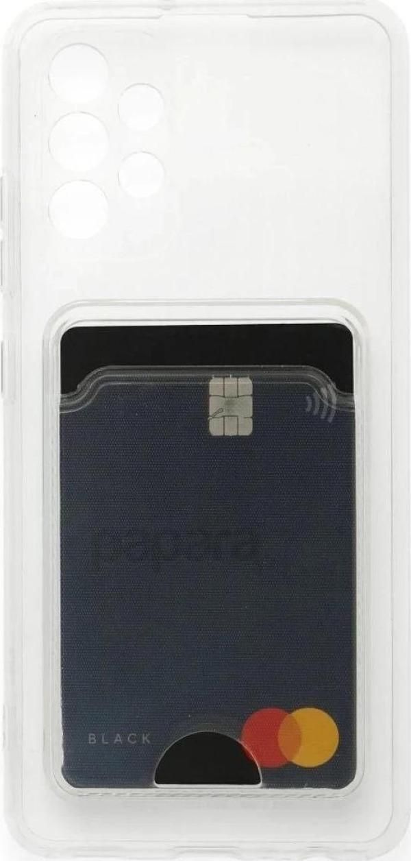 Samsung Galaxy A33 5G Kılıf Kart Şeffaf Silikon - Şeffaf - Image 1